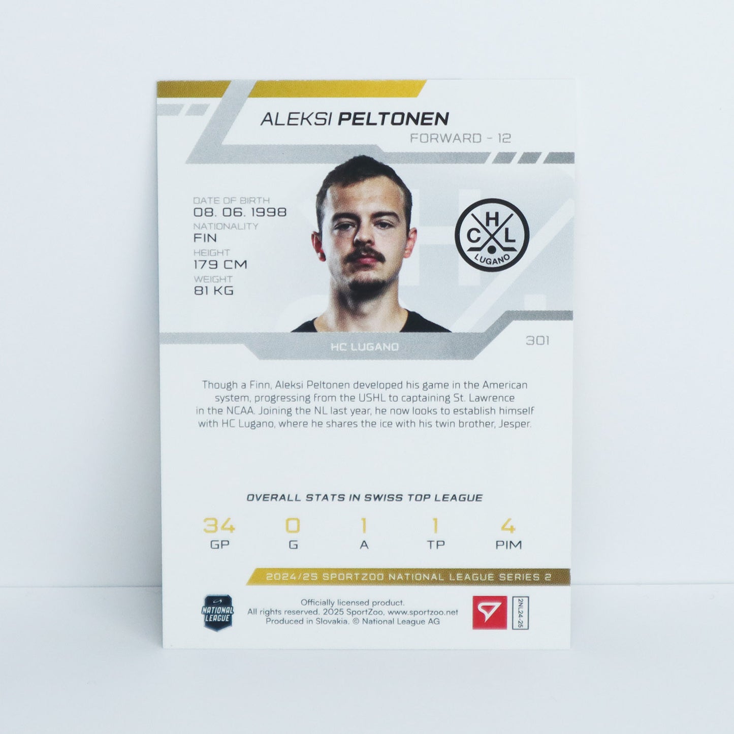 301 - HCL - ALEKSI PELTONEN - BASE GREEN