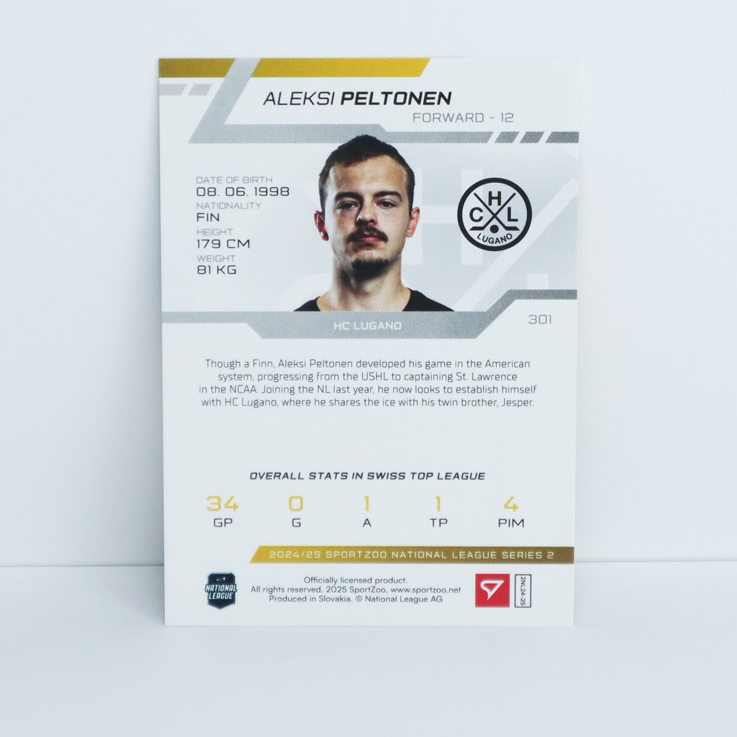 301 - HCL - ALEKSI PELTONEN - BASE SET