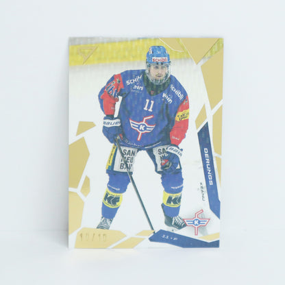 303 - EHCK - KEANU DERUNGS - BASE GOLD - 10/10