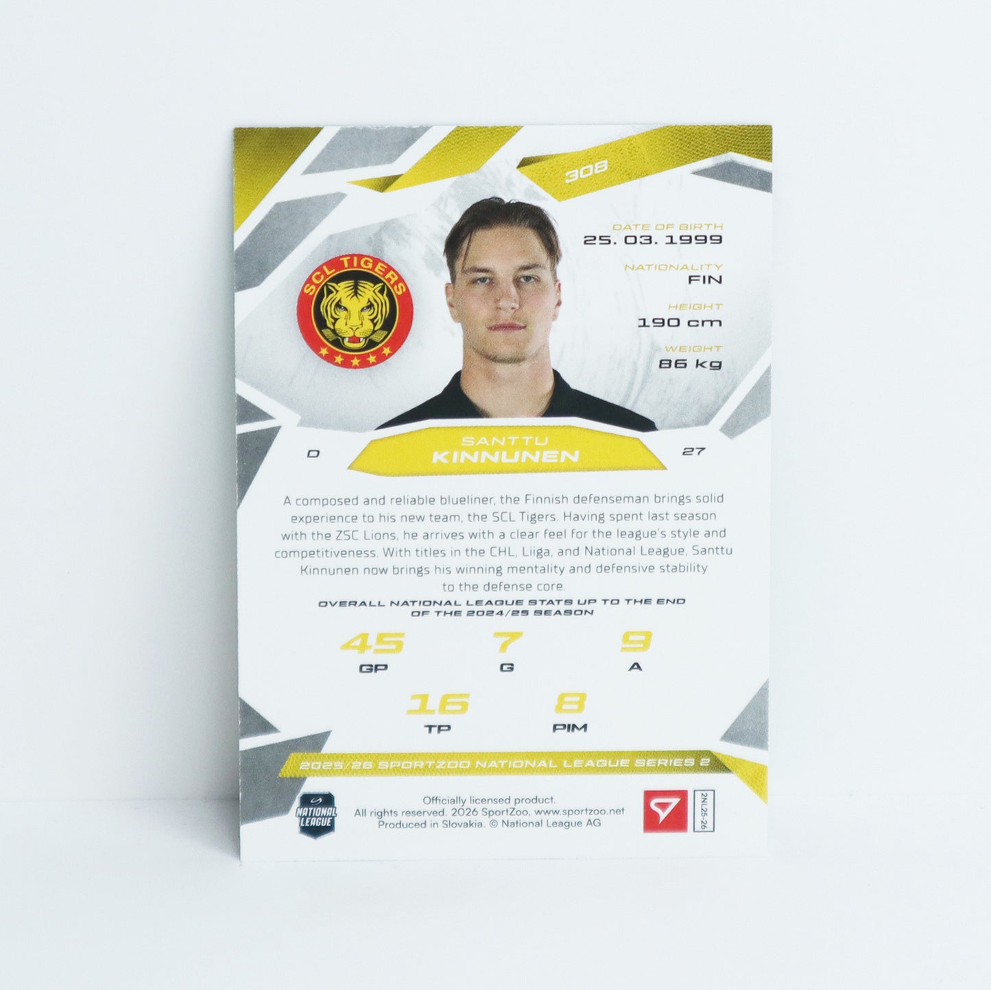 308 - SCL - SANTTU KINNUNEN - BASE GREEN - 05/30