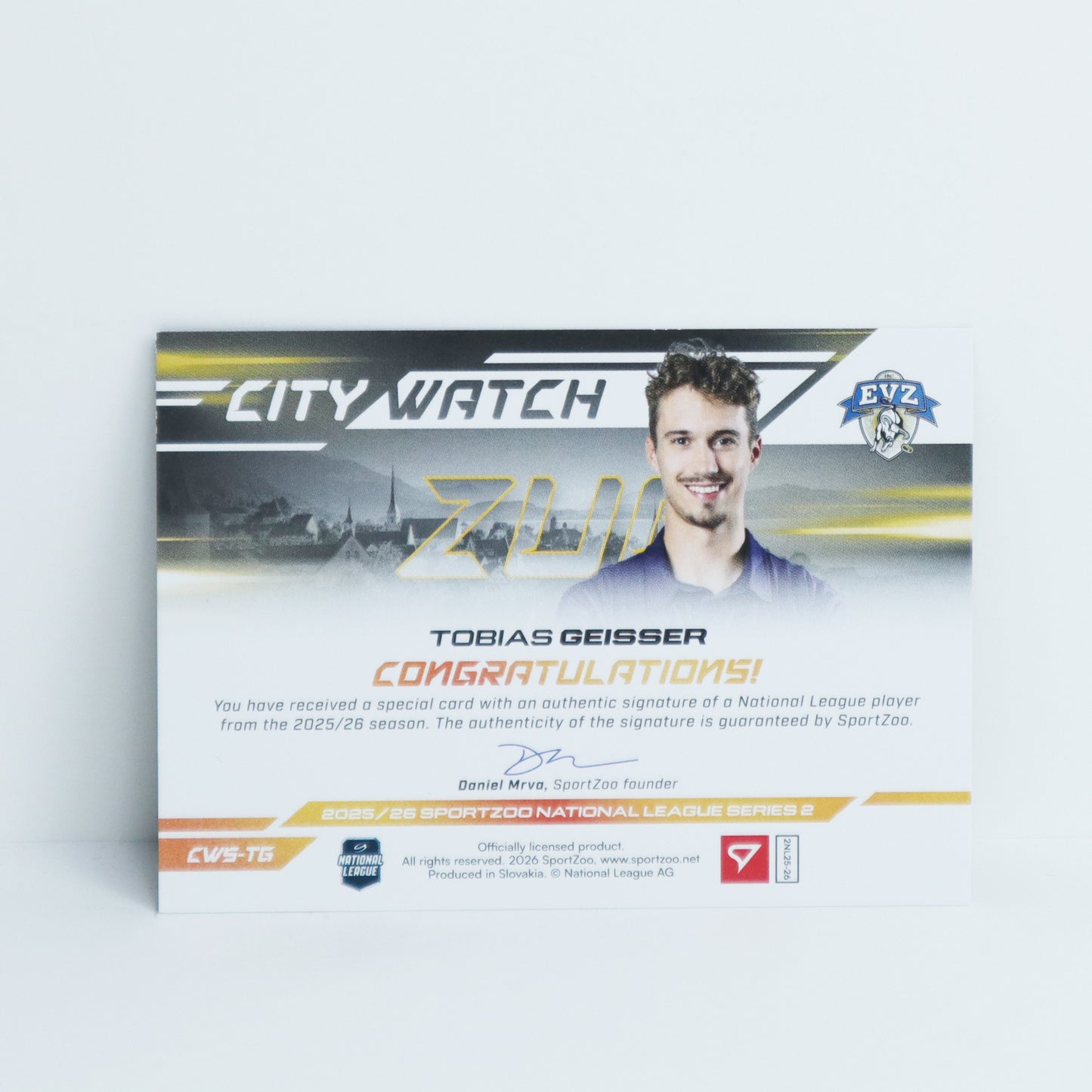 CWS-TG - EVZ - TOBIAS GEISSER - CITY WATCH GOLD AUTO - 31/35