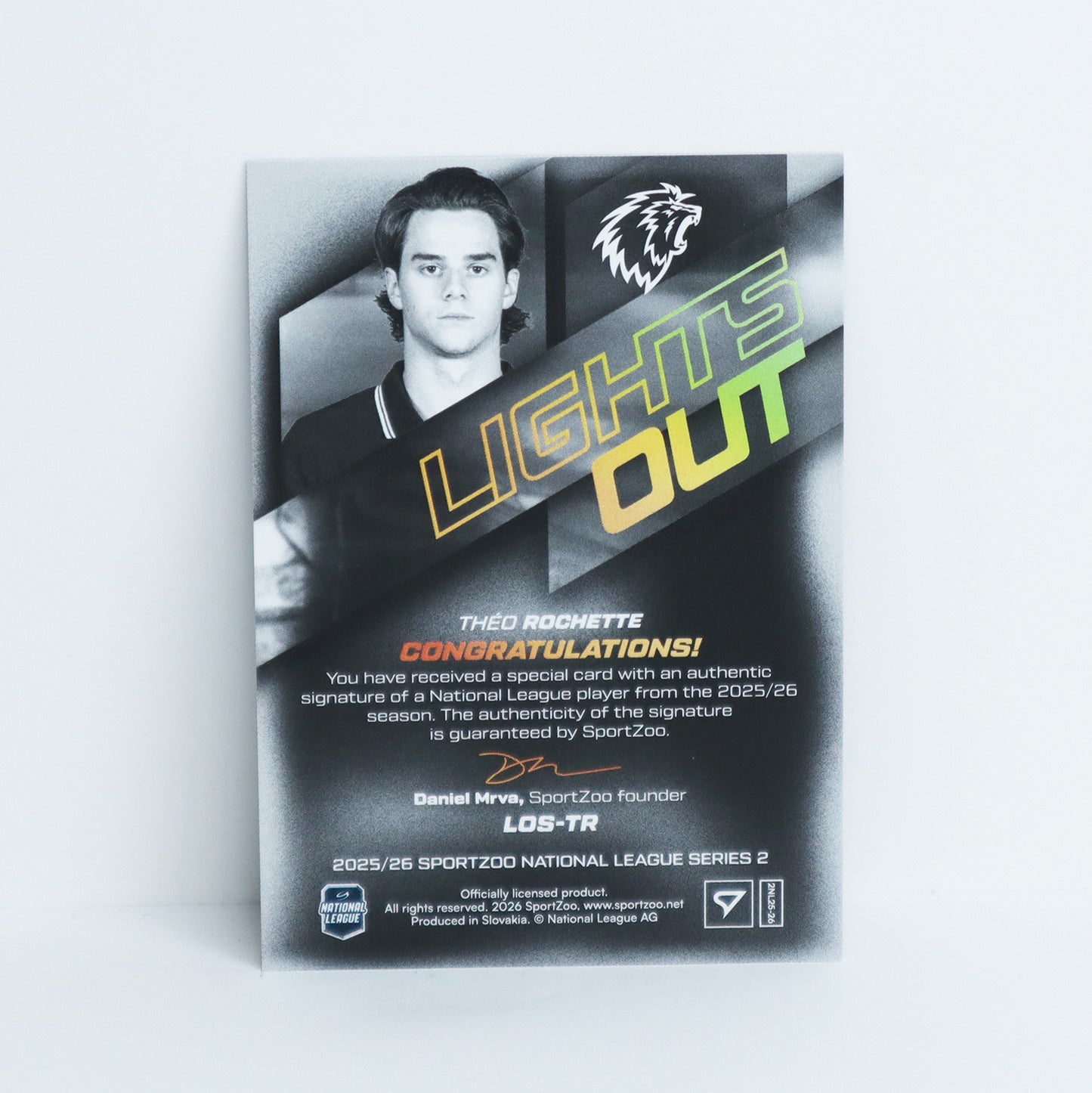 LOS-TR - LHC - THEO ROCHETTE - LIGHTS OUT GOLD AUTO - 49/60