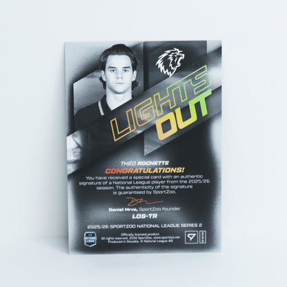 LOS-TR - LHC - THEO ROCHETTE - LIGHTS OUT GOLD AUTO - 49/60
