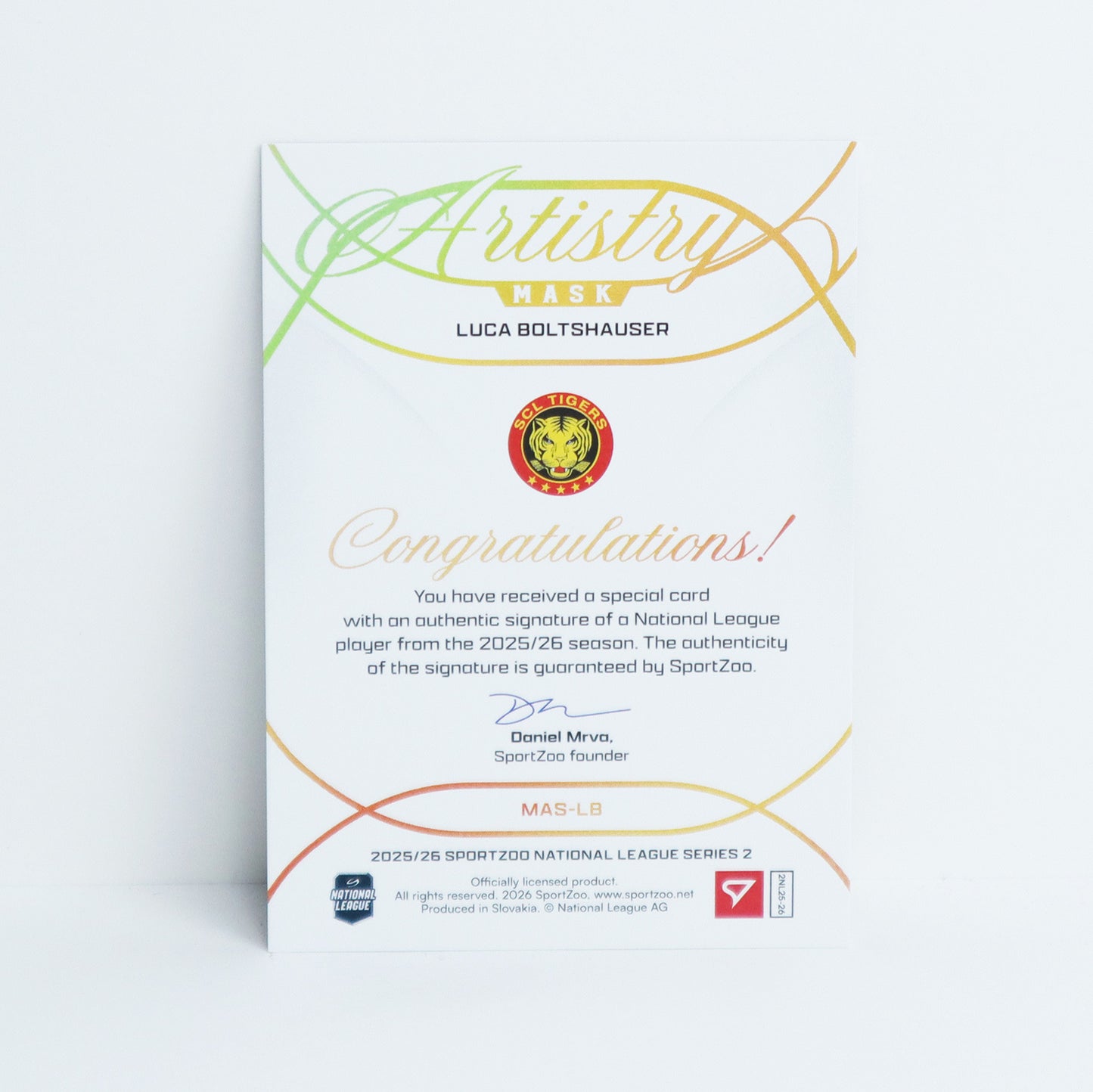 MAS-LB - SCL - LUCA BOLTSHAUSER - MASK ARTISTRY GOLD AUTO - 19/35