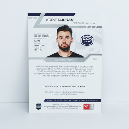 312 - HCAP - KODIE CURRAN - BASE BLUE - 22/30