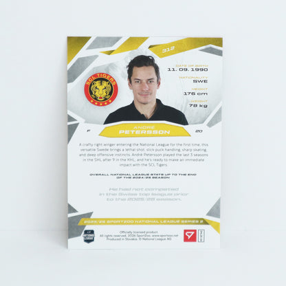 312 - SCL - ANDRE PETERSSON - BASE GOLD - 08/10