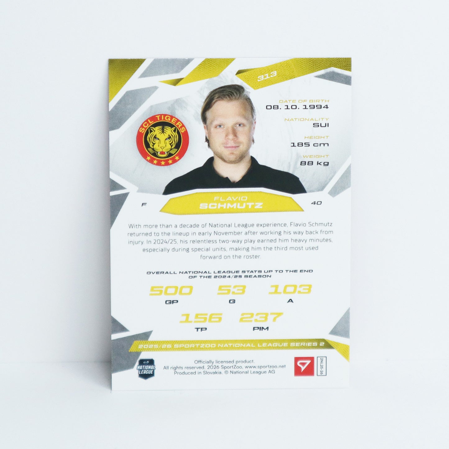 313 - SCL - FLAVIO SCHMUTZ - BASE RED - 20/20