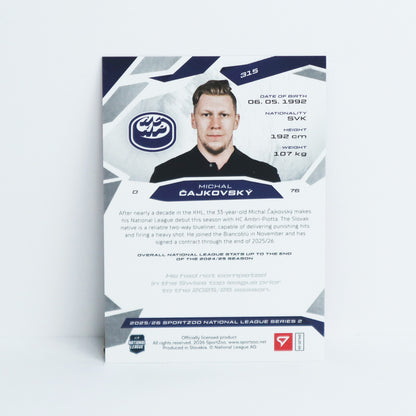 315 - HCAP - MICHAL CAJKOVSKY - BASE RED - 15/20