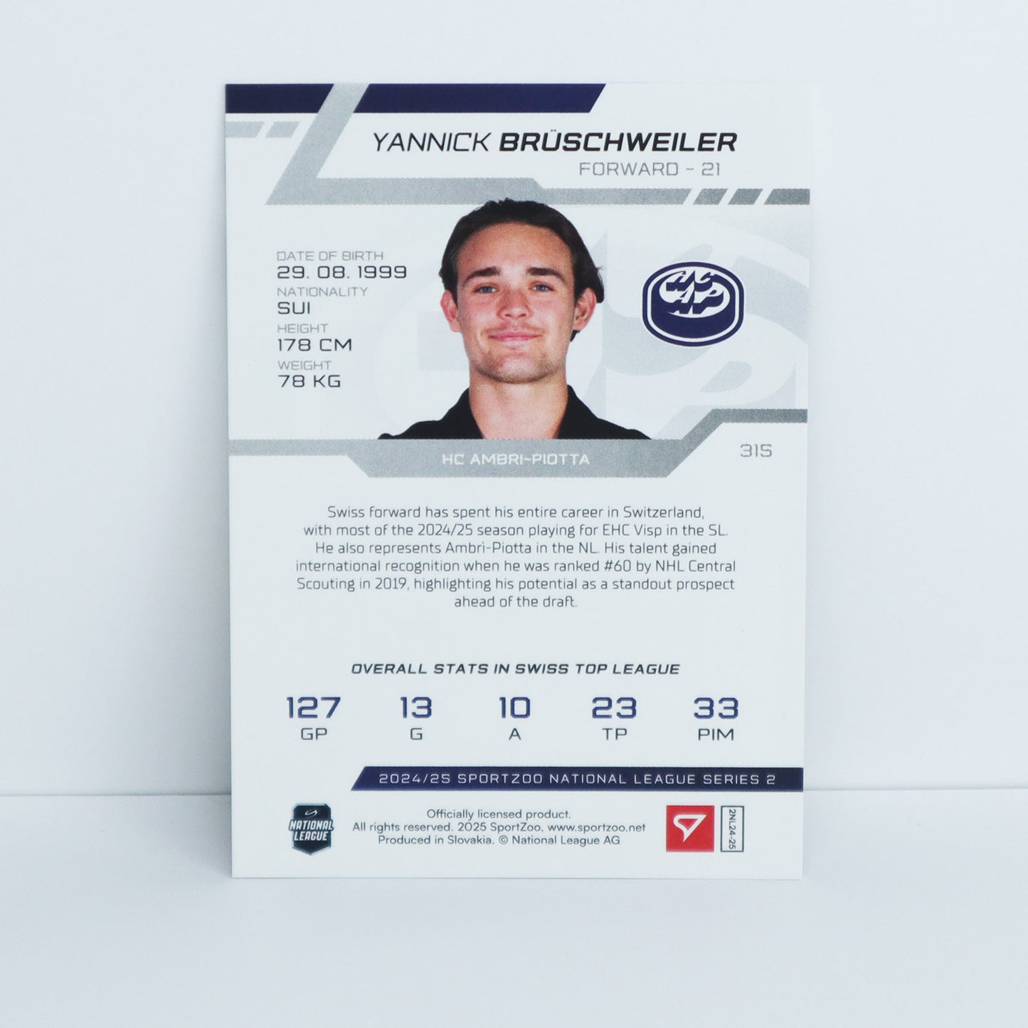 315 - HCAP - Y. BR. SCHWEILER - BASE SET
