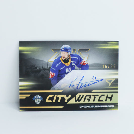 CWS-SL - EVZ - SVEN LEUENBERGER - CITY WATCH GOLD AUTO - 16/35