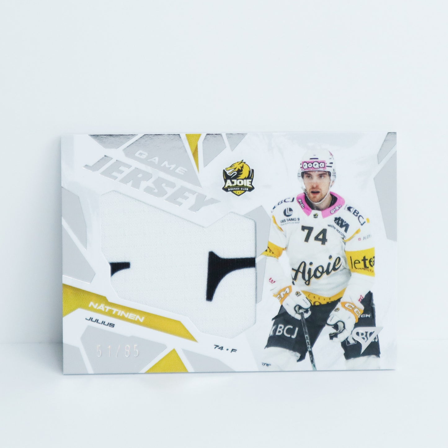 GJ-JN - HCA - JULIUS NATTINEN - GAME JERSEY SILVER - 51/85