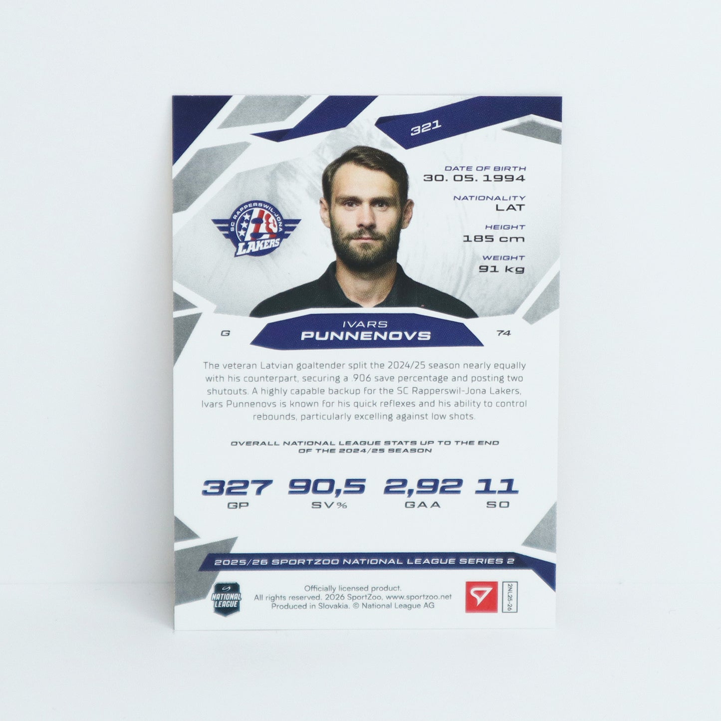 321 - SCRJ - IVARS PUNNENOVS - BASE GOLD - 09/10