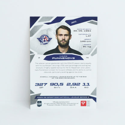 321 - SCRJ - IVARS PUNNENOVS - BASE GOLD - 09/10