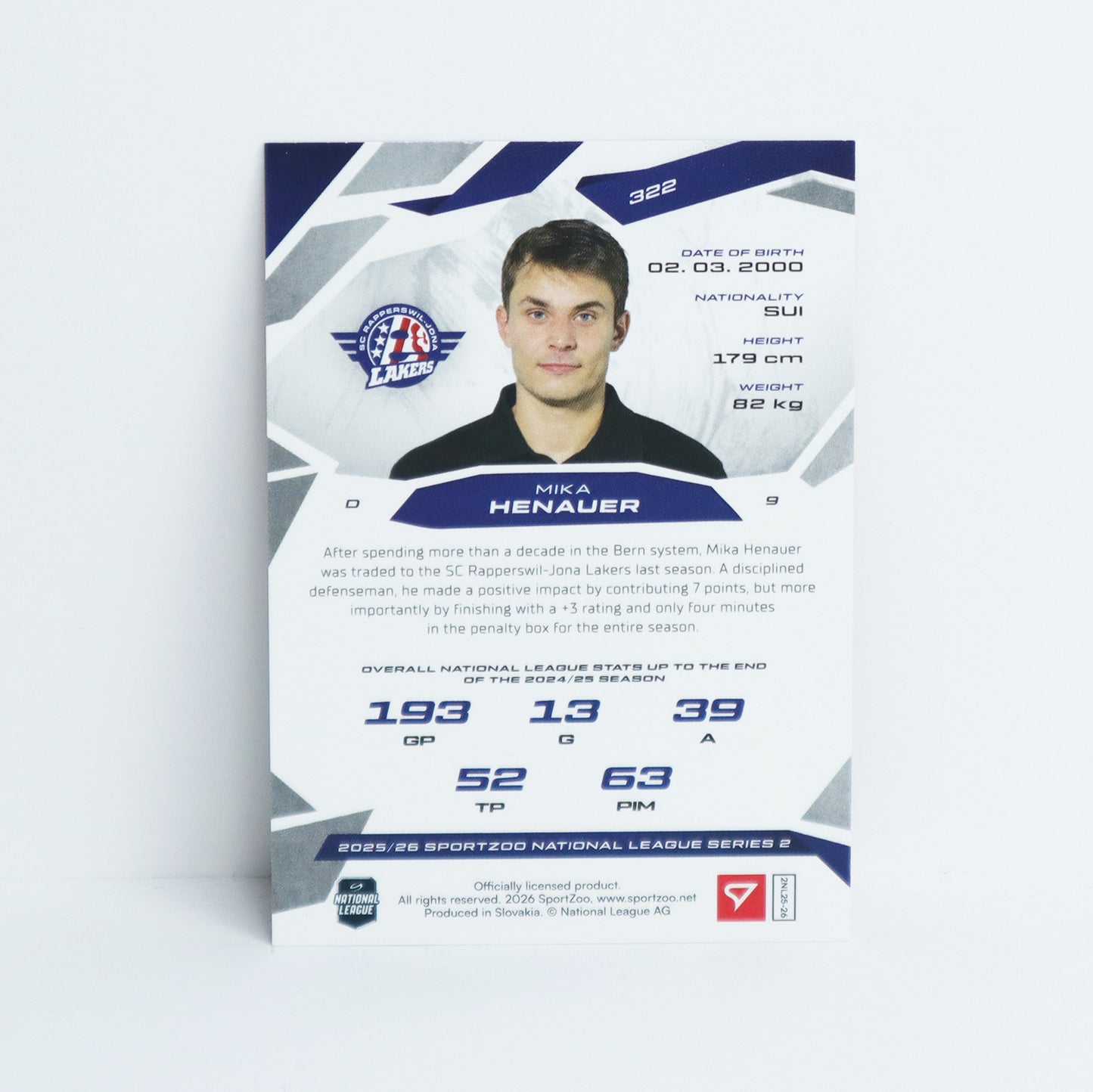 322 - SCRJ - MIKA HENAUER - BASE RED - 01/20