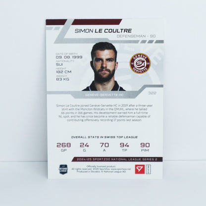 322 - GSHC - S. LE COULTRE - BASE RED - 04/20