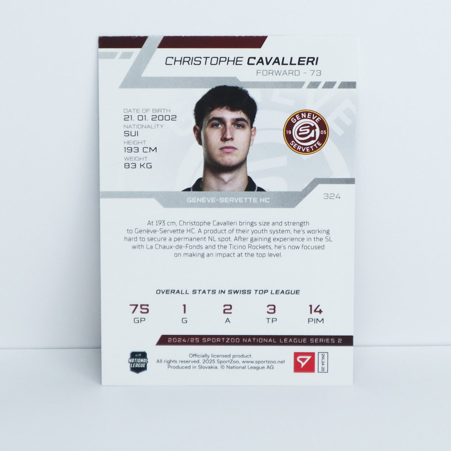324 - GSHC - CH. CAVALLERI - BASE SET