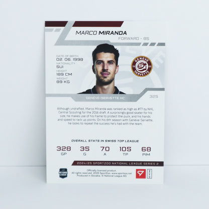 325 - GSHC - MARCO MIRANDA - BASE BLUE - 02/30