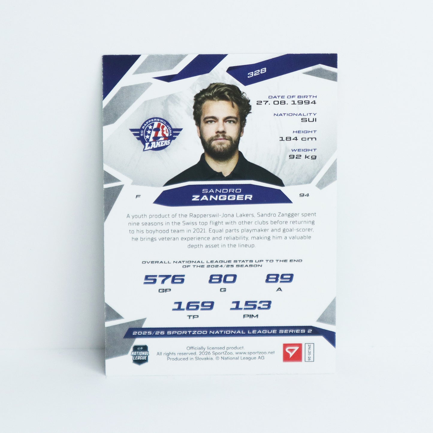 328 - SCRJ - SANDRO ZANGGER - BASE GREEN - 08/30
