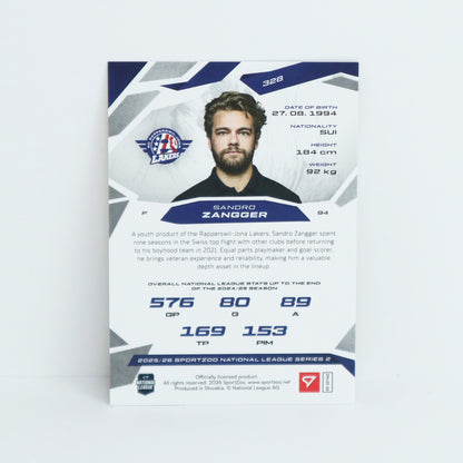 328 - SCRJ - SANDRO ZANGGER - BASE GOLD - 09/10