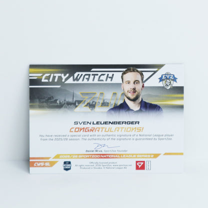 CWS-SL - EVZ - SVEN LEUENBERGER - CITY WATCH GOLD AUTO - 16/35