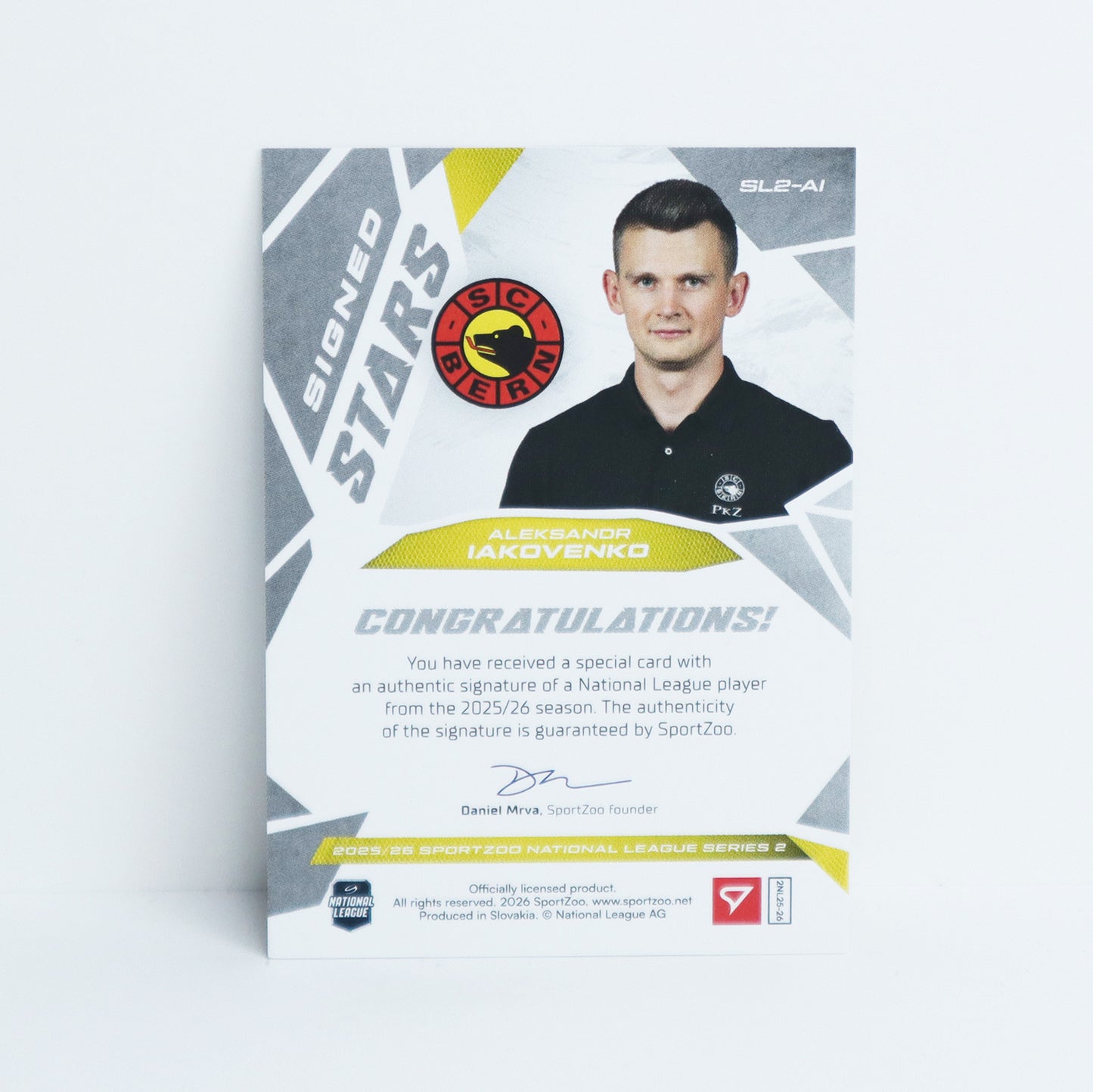 SL2-AI - SCB - ALEKSANDR IAKOVENKO - SIGNED STARS LEVEL 2 - 08/69