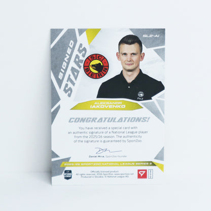 SL2-AI - SCB - ALEKSANDR IAKOVENKO - SIGNED STARS LEVEL 2 - 08/69