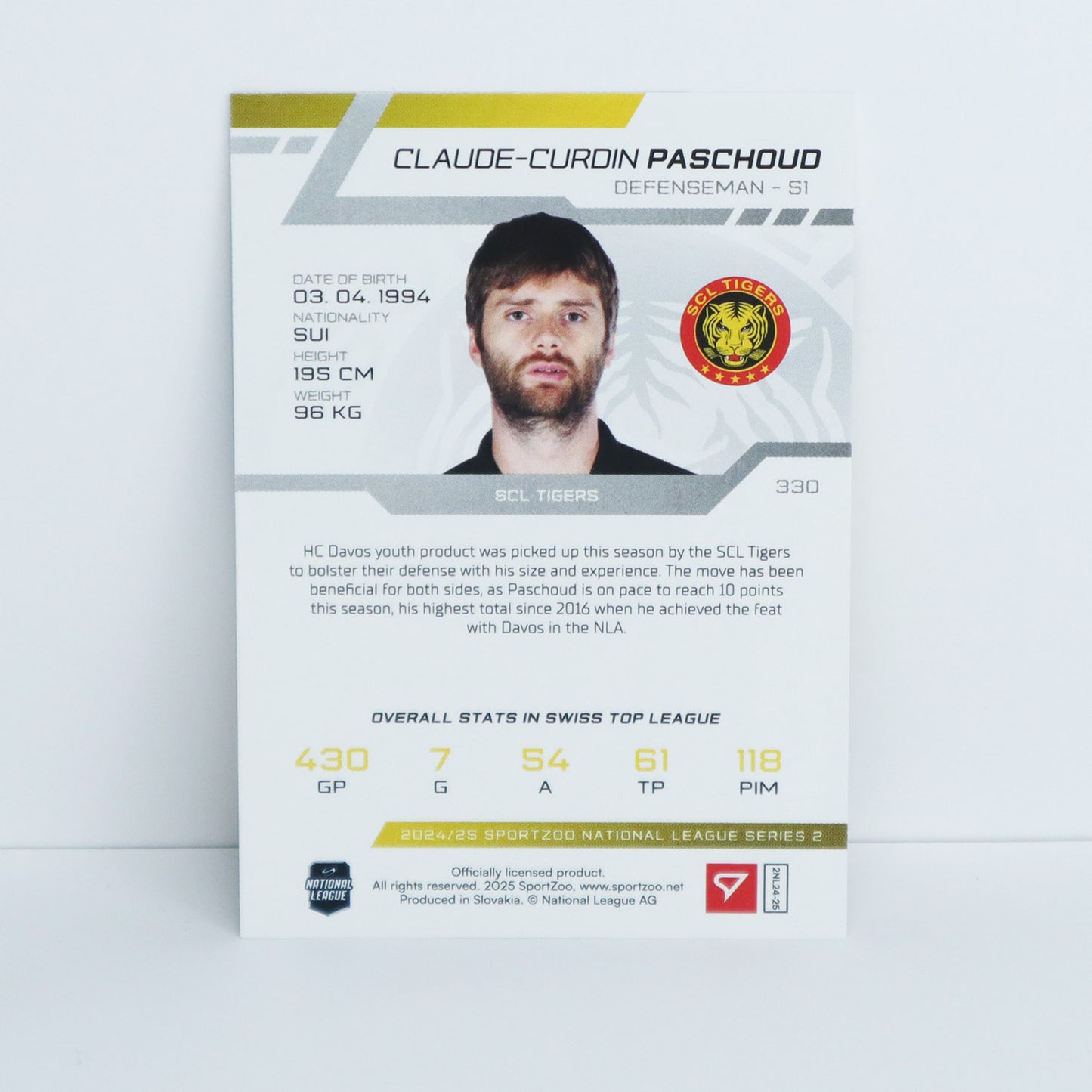 330 - SCL - C.-C. PASCHOUD - BASE SET