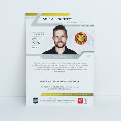 331 - SCL - MICHAL KRISTOF - BASE GREEN
