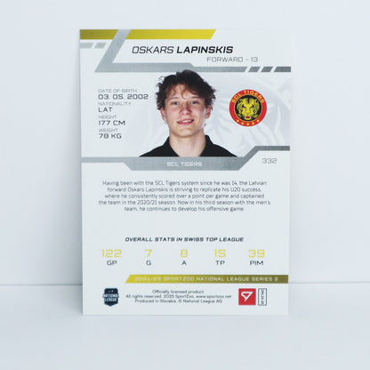 332 - SCL - O. LAPINSKIS - BASE SET
