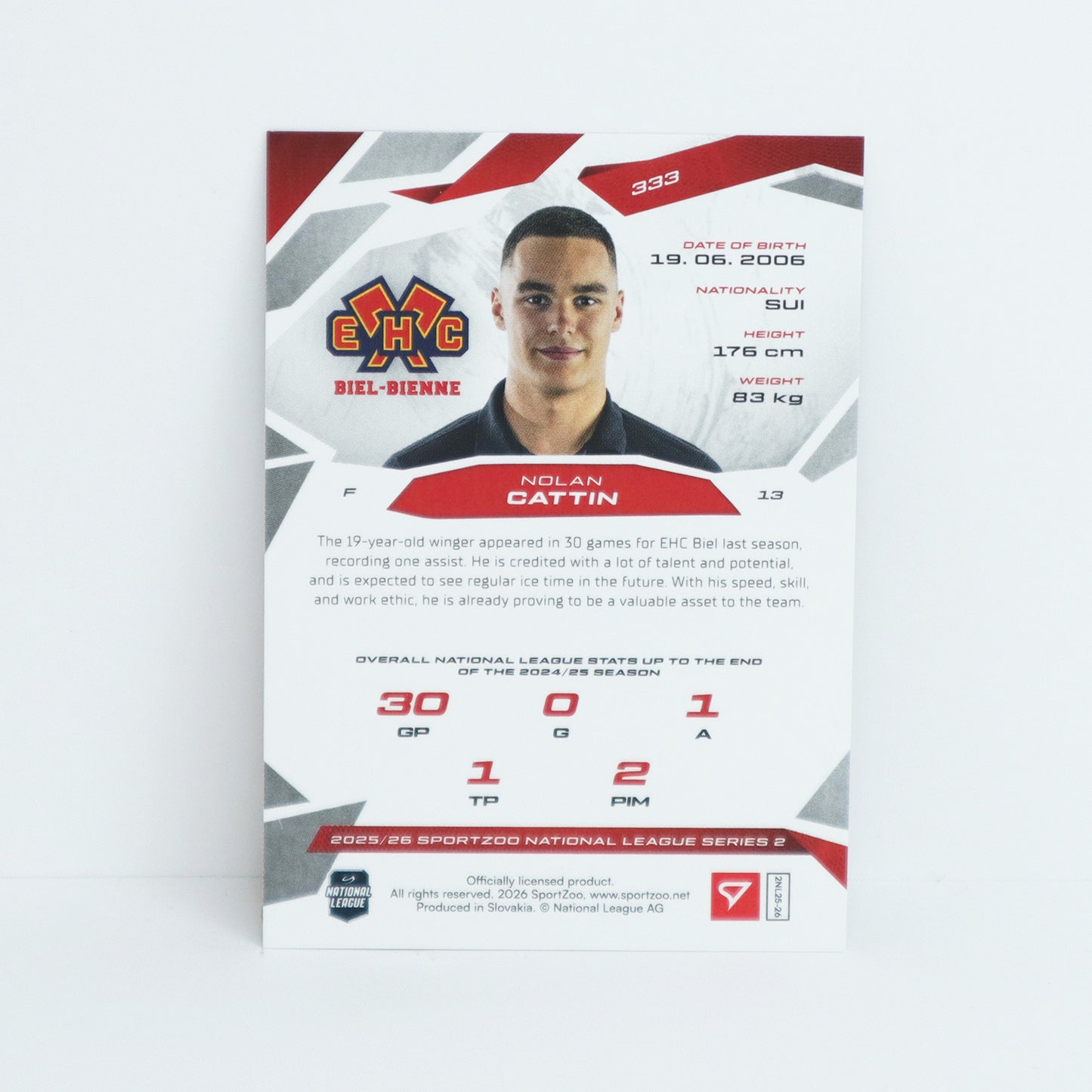 333 - EHCB - NOLAN CATTIN - BASE BLUE