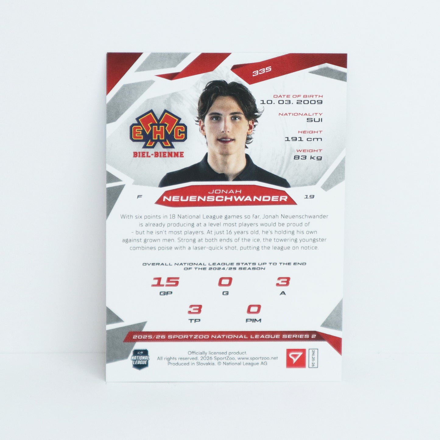 335 - EHCB - JONAH NEUENSCHWANDER - BASE SET