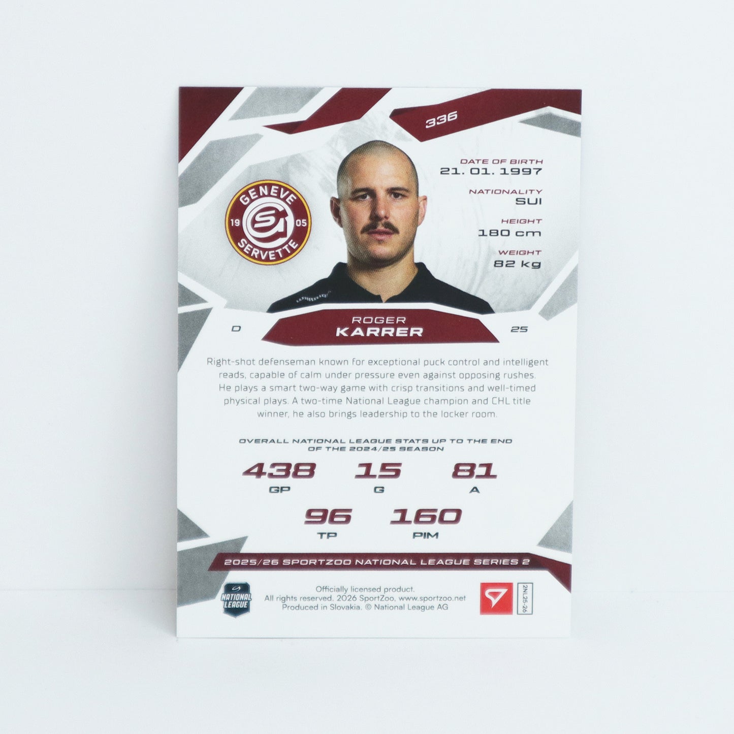 336 - GSHC - ROGER KARRER - BASE PINK