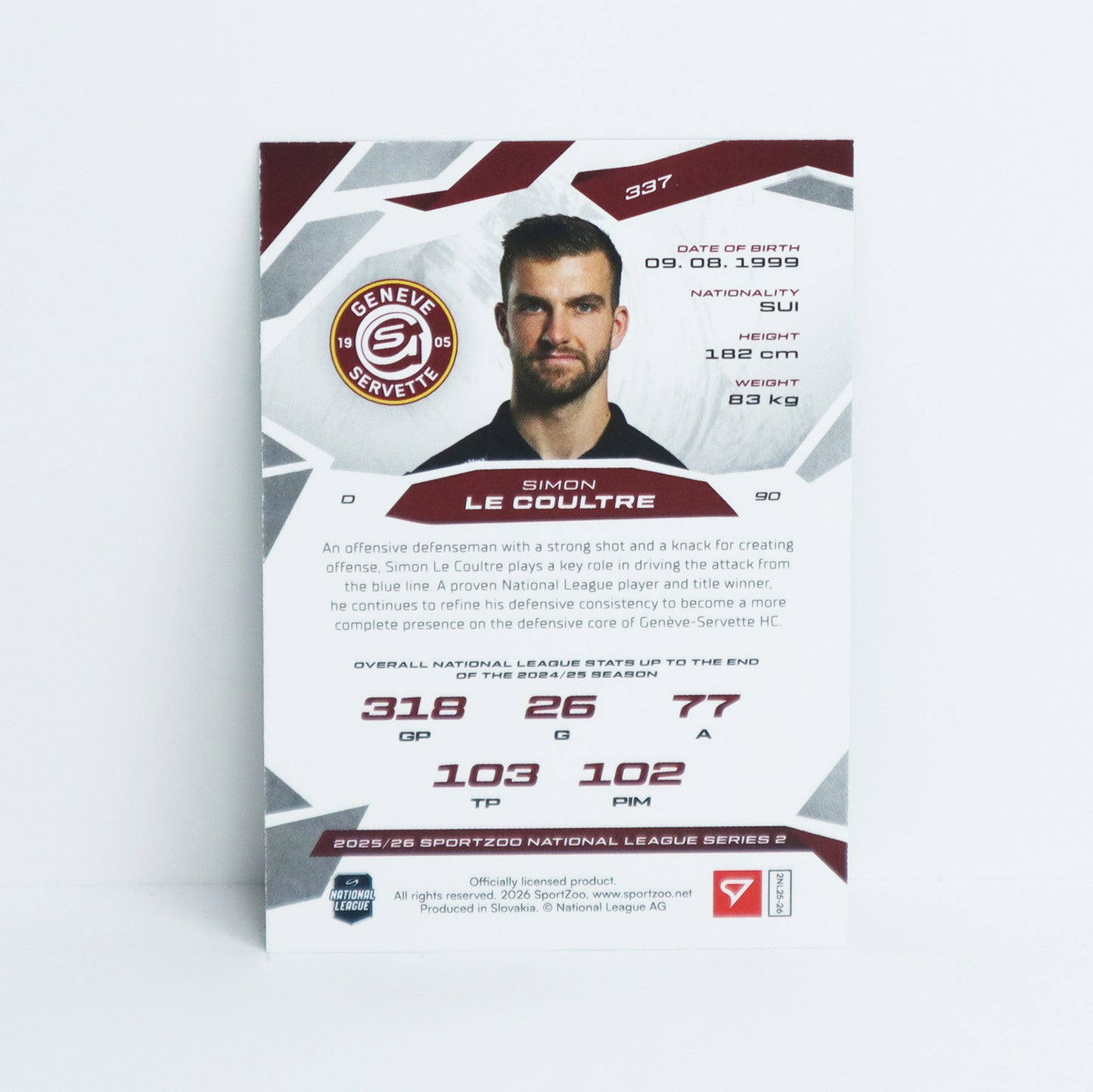 337 - GSHC - SIMON LE COULTRE - BASE GREEN - 06/30