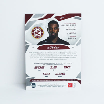 338 - GSHC - DAVE SUTTER - BASE RED - 06/20