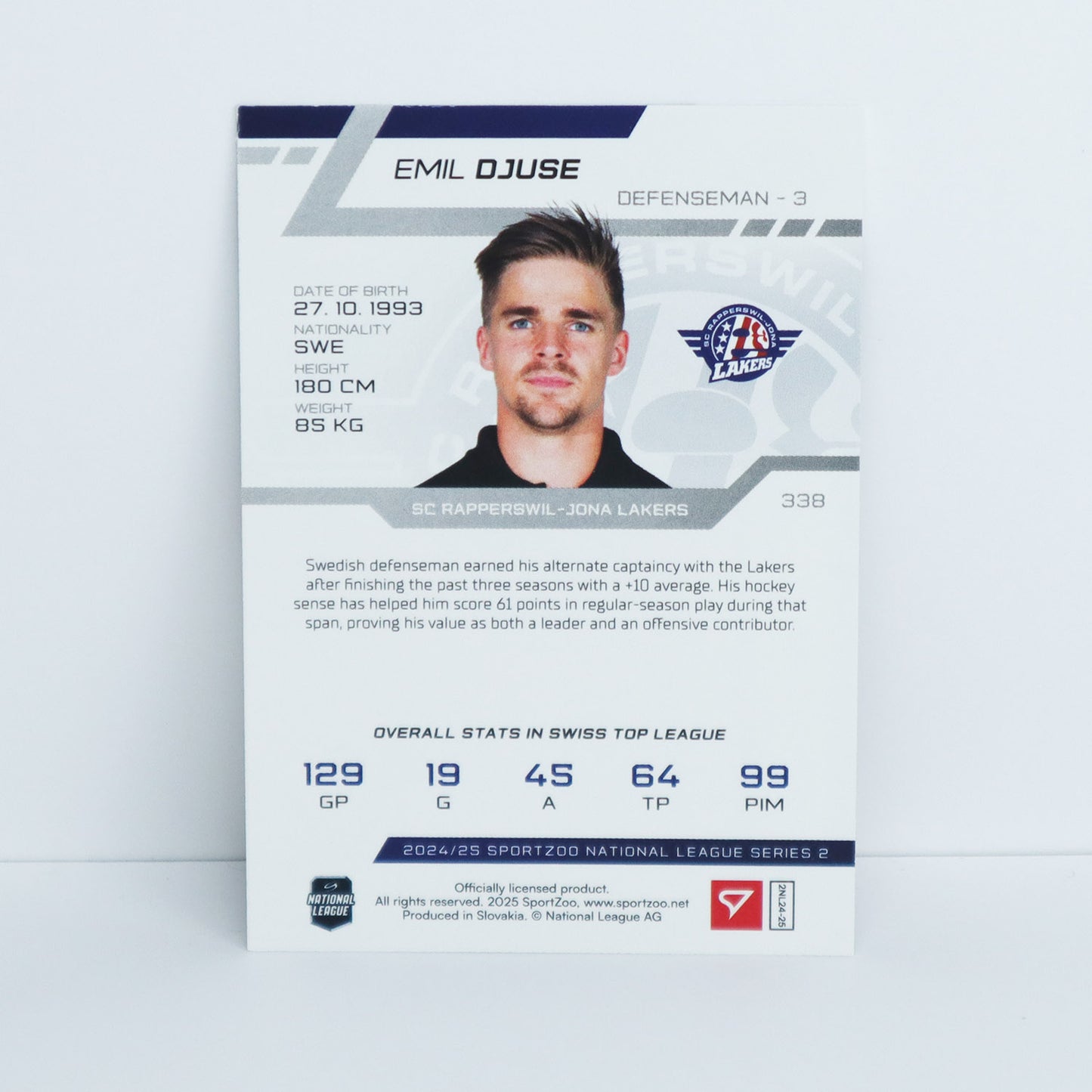 338 - SCRJ - EMIL DJUSE - BASE RED - 15/20