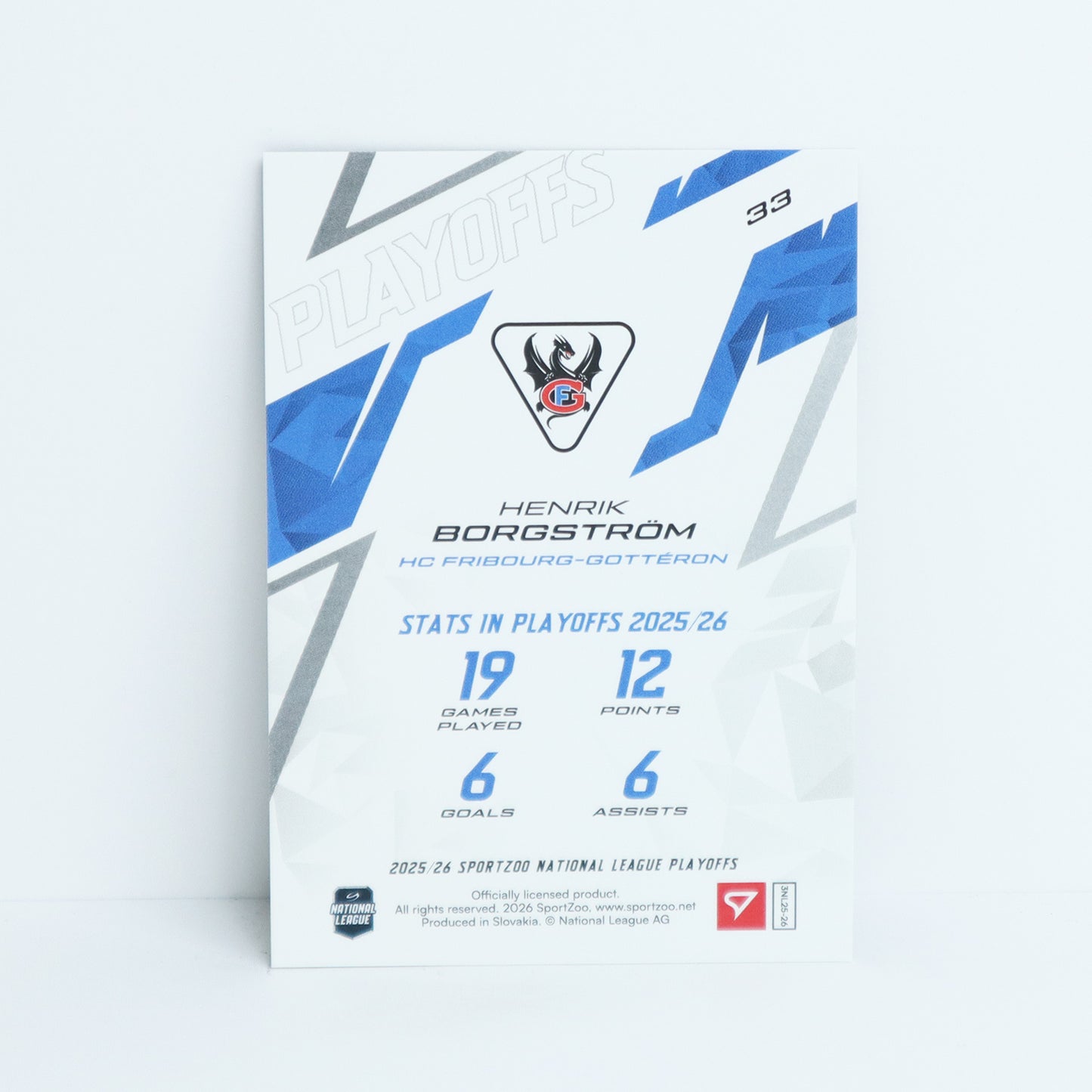 33 - FRI - HENRIK BORGSTROM - BASE BLACK - 1/1