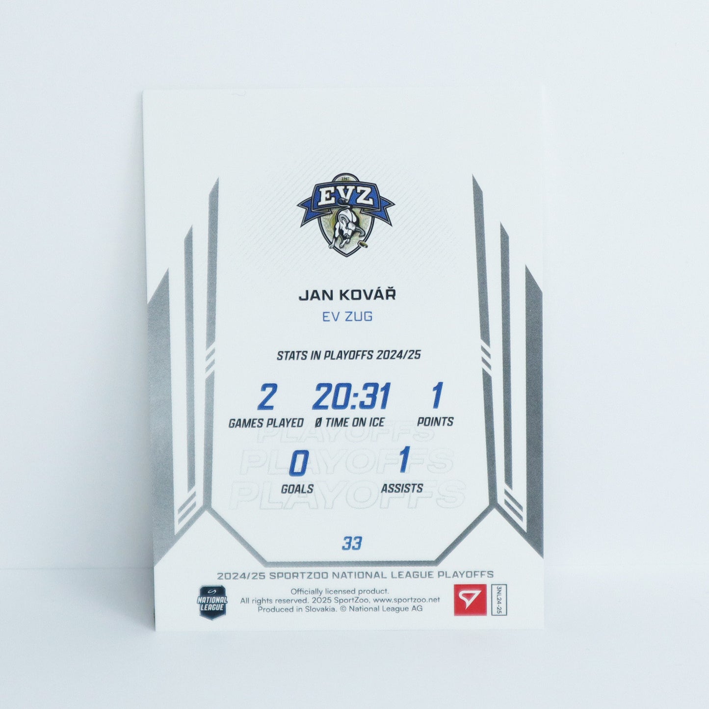 33 - EVZ - JAN KOVAR - BASE SET