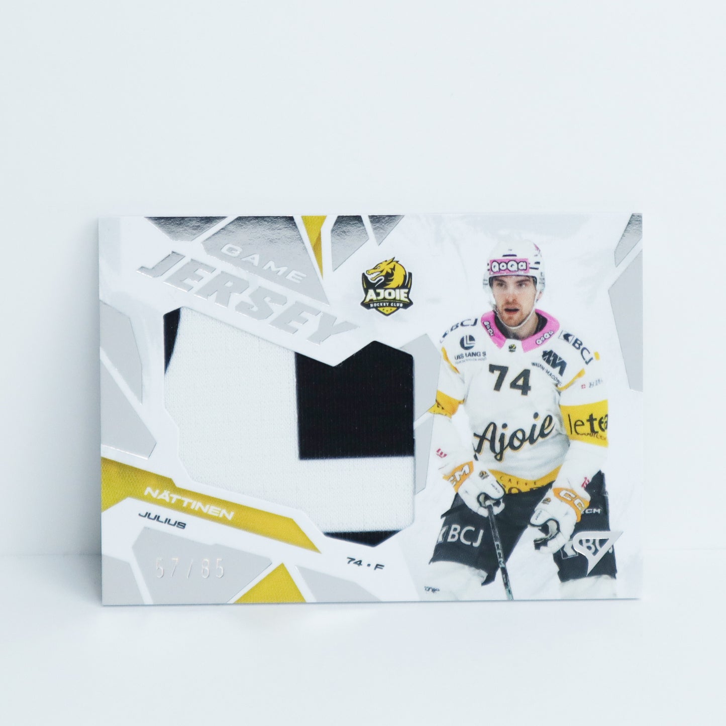 GJ-JN - HCA - JULIUS NATTINEN - GAME JERSEY SILVER - 57/85