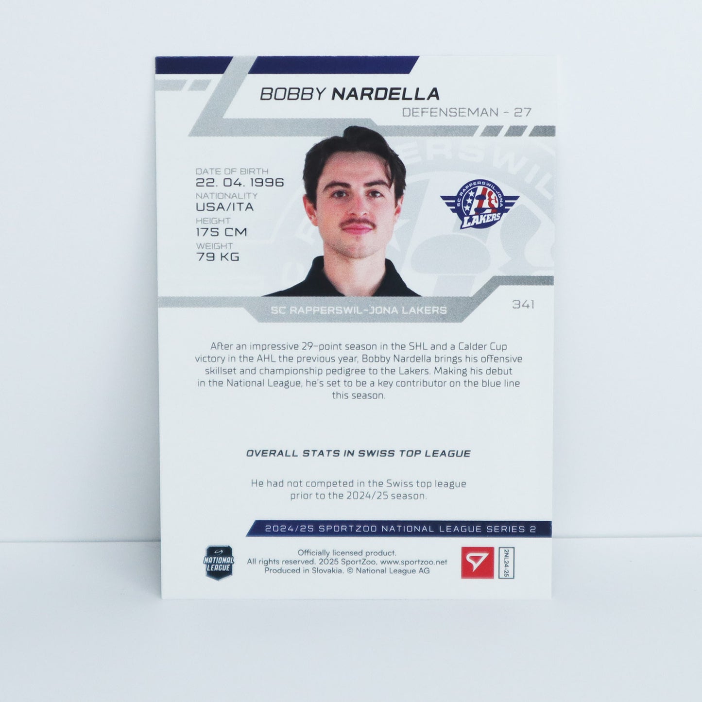 341 - SCRJ - BOBBY NARDELLA - BASE SET