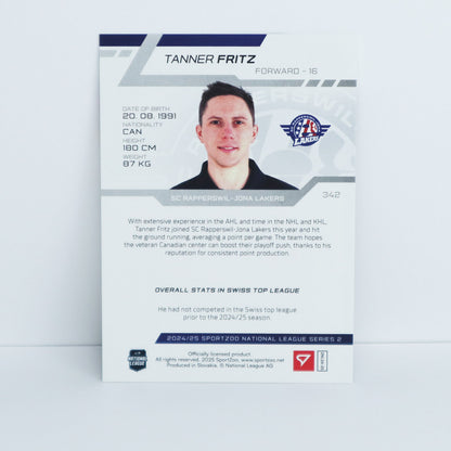 342 - SCRJ - TANNER FRITZ - BASE SET