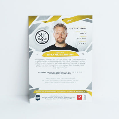344 - HCL - EINAR EMANUELSSON - BASE RED - 13/20