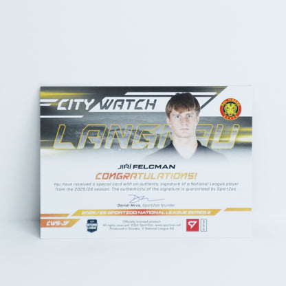 CWS-JF - SCL - JIRI FELCMAN - CITY WATCH GOLD AUTO - 24/35