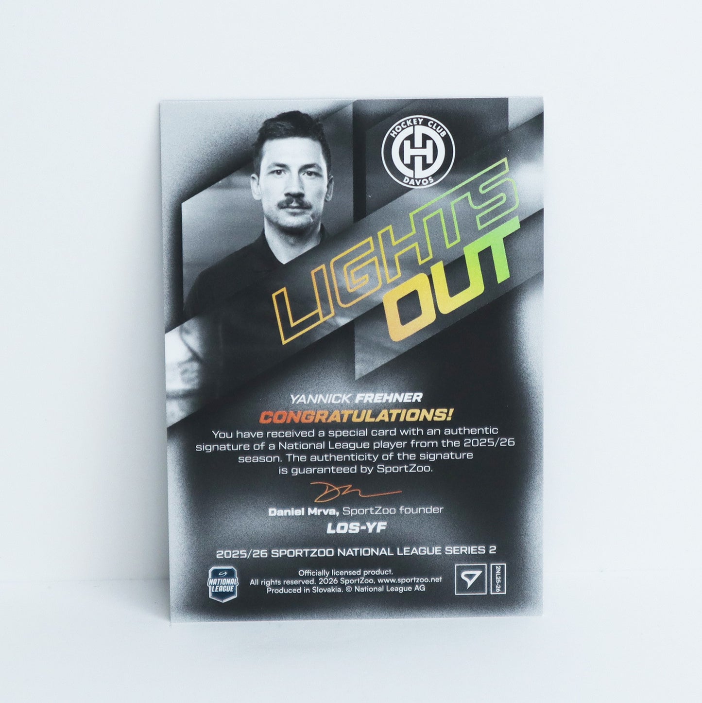 LOS-YF - HCD - YANNICK FREHNER - LIGHTS OUT GOLD AUTO - 10/60