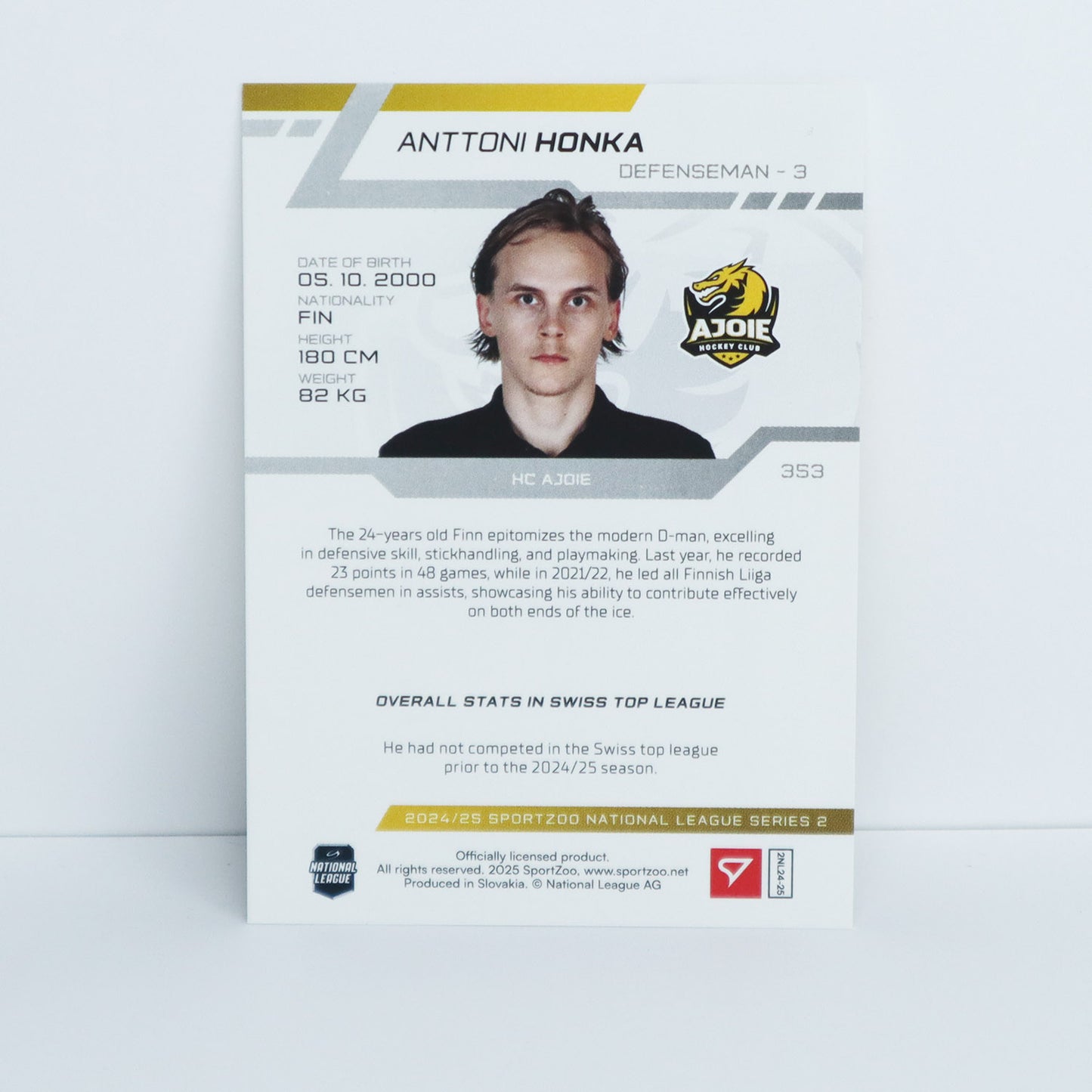 353 - HCA - ANTTONI HONKA - BASE SET
