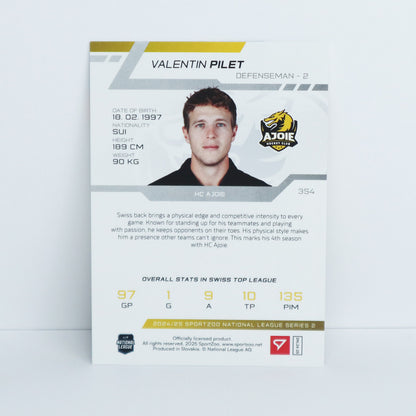 354 - HCA - VALENTIN PILET - BASE BLUE - 16/30