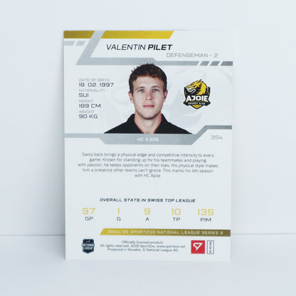 354 - HCA - VALENTIN PILET - BASE RED - 04/20