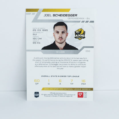 356 - HCA - J. SCHEIDEGGER - BASE SET