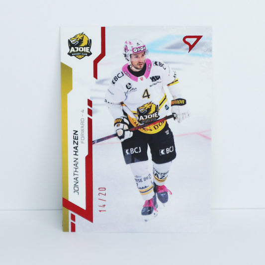 359 - HCA - JONATHAN HAZEN - BASE RED - 14/20
