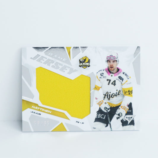 GJ-JN - HCA - JULIUS NATTINEN - GAME JERSEY SILVER - 58/85