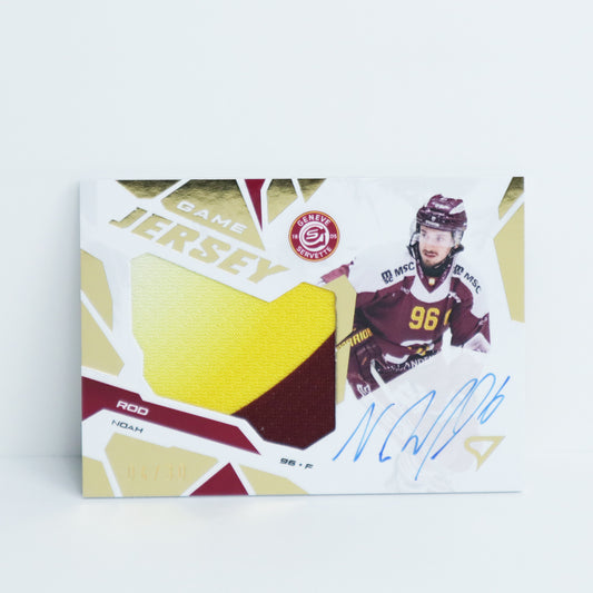 GJS-NR - GSHC - NOAH ROD - GAME JERSEY GOLD AUTO - 04/30